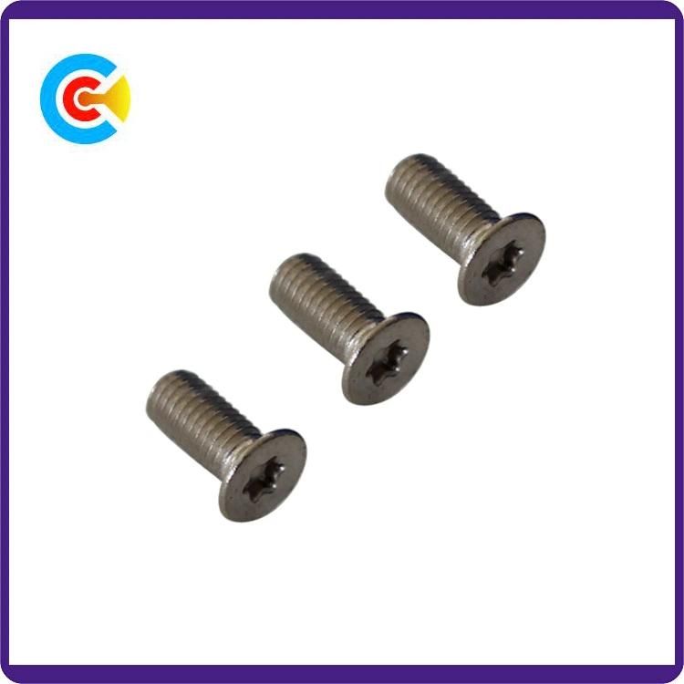 DIN/ANSI/BS/JIS Carbon-Steel/Stainless-Steel Galvanized Hand Twist Flange Hexagonal Furniture/Cabinets Fixed Screws