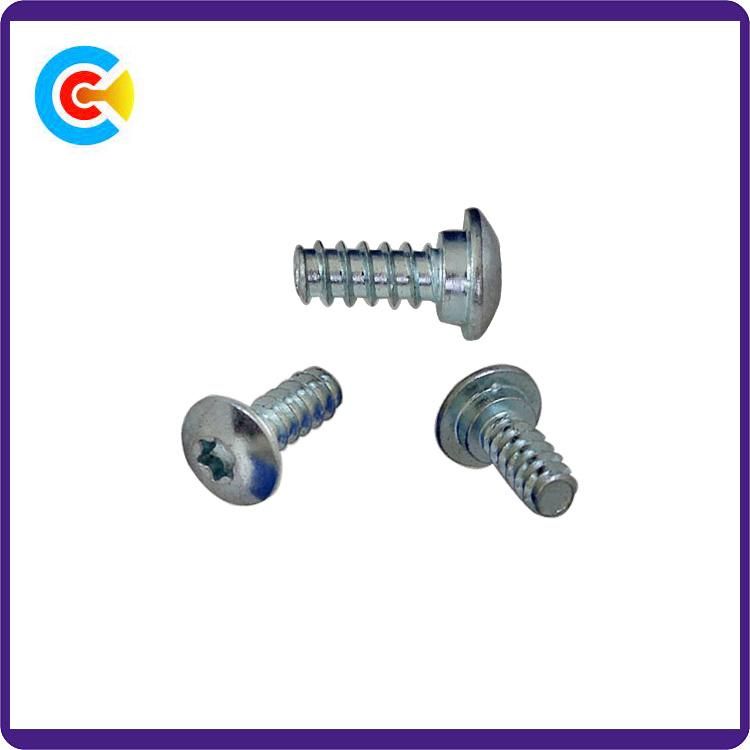 GB/DIN/JIS/ANSI Stainless-Steel/Stainless-Steel 4.8/8.8/10.9 Galvanized Triangle Screw for Machinery Industry Fasteners