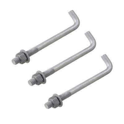 L Type Anchor Bolt / L Foundation Bolt with Nuts