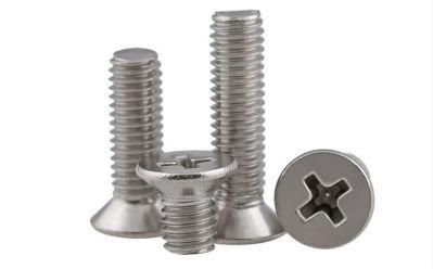 GB/T819 Stainless Steel Cross Recessed Countersunk Head Screws