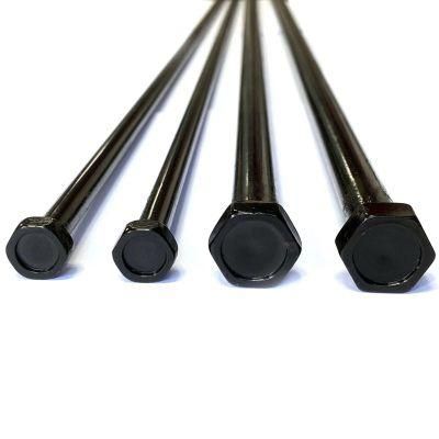 Steel Electrophoretic Black Half Thread Hex Head Extra Long Bolts