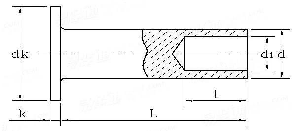 GB875 M3 M4 Thin Galvanized Zinc Pan Head Semi-Tubular Rivets for Garments China