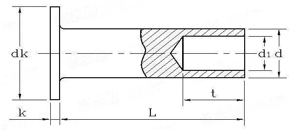 GB875 M3 M4 Thin Galvanized Zinc Pan Head Semi-Tubular Rivets for Garments China