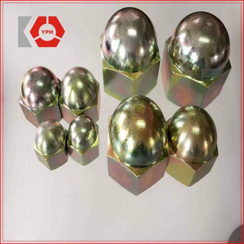 DIN1287 Hex Nuts Round Head with Black