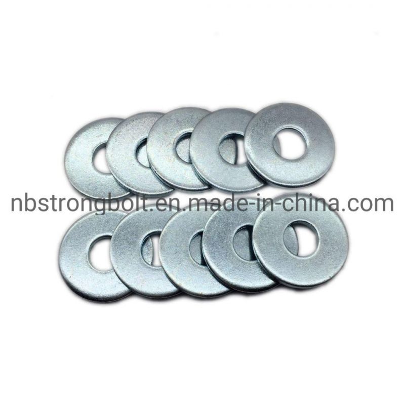 DIN9021 Larg Size Flat Washer with Zinc Plated Cr 3+