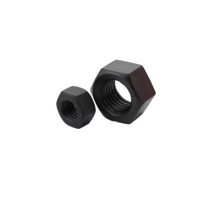 DIN934 High Strength Grade 10 Black Nut Carbon Steel Hexagon Nut