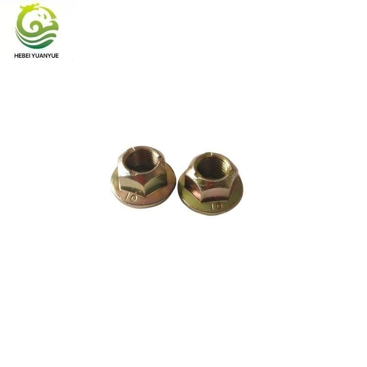 Stainless Steel Hexagon Nut with Flange Hexagon Flange Lock Nut