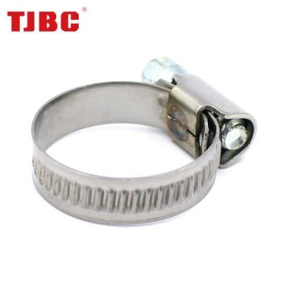 9mm Galvanized Iron German Type Hydraulic Welding Oil Tube Pipe Clip Water Hose Clamp; Adjustable Range 20-32mm