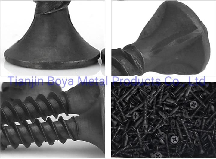 3.5*19mm/C1022A/Bugle Head Black Phosphate/Galvanized/ Anti Corrosion/Fine Corrugated/Drywall Screw