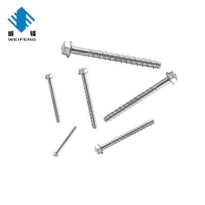 Best Price Zinc Plated Hexagonal Washer Head Concrete Screw