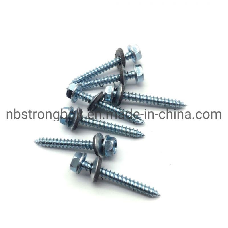 Hex Washer Hight Head Shoulder Under Head Post Ame Screw Type 17 Cut Point Assembled with Bonded Washer