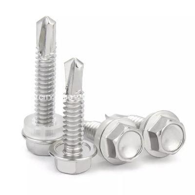 Concrete Screws, Flat Head Self Drilling Screw with Wings and Ribs