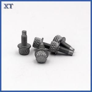Carbon Steel Cheese Head Knurled with Collar Dacromet Bolt
