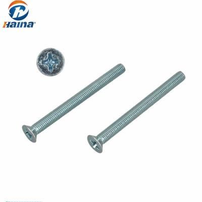 Zinc Plated Phillips Countersunk Head Machine Screw