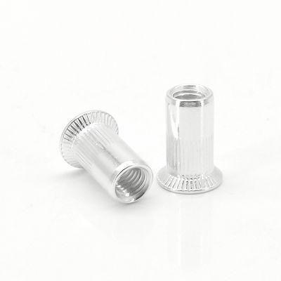 Reduce Head /Thin Head/Small Csk Head Half Knurled Body (insert nuts) Yellow Zinc Blind Rivet Nut