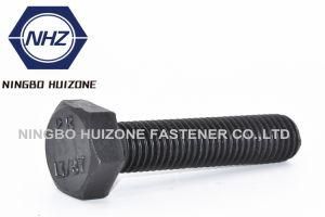 Black Oxide Heavy Full/Half Thread Hex Head Bolt ASTM A193 B7