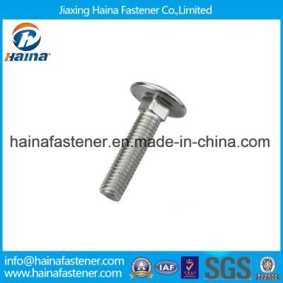 DIN603 SS304 Mushroom Head Square Neck M8 Carriage Bolt