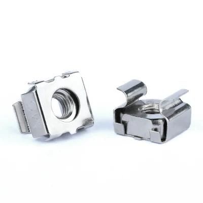 Factory Stock Stainless Steel 304 M6 Spring Lock Cage Nut