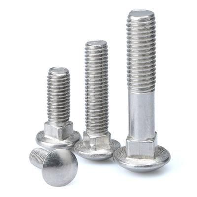 HDG/Zp/Plain and Stainless Steel Carriage Bolt DIN603 with Nut Carriage Bolt Screws