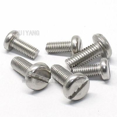 Slotted Pan Head Machine Screw Stainless Steel 304 316 GB67