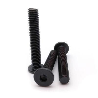 Black Oxide Ultra Low Head Hexagon Socket Cap Machine Screws