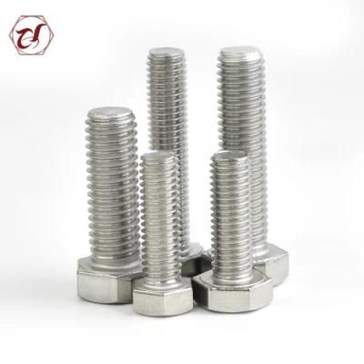 Flange Bolt Stainless Steel Fastener Hex Bolt/DIN933 Hex Bolt/SS304 Hex Bolt