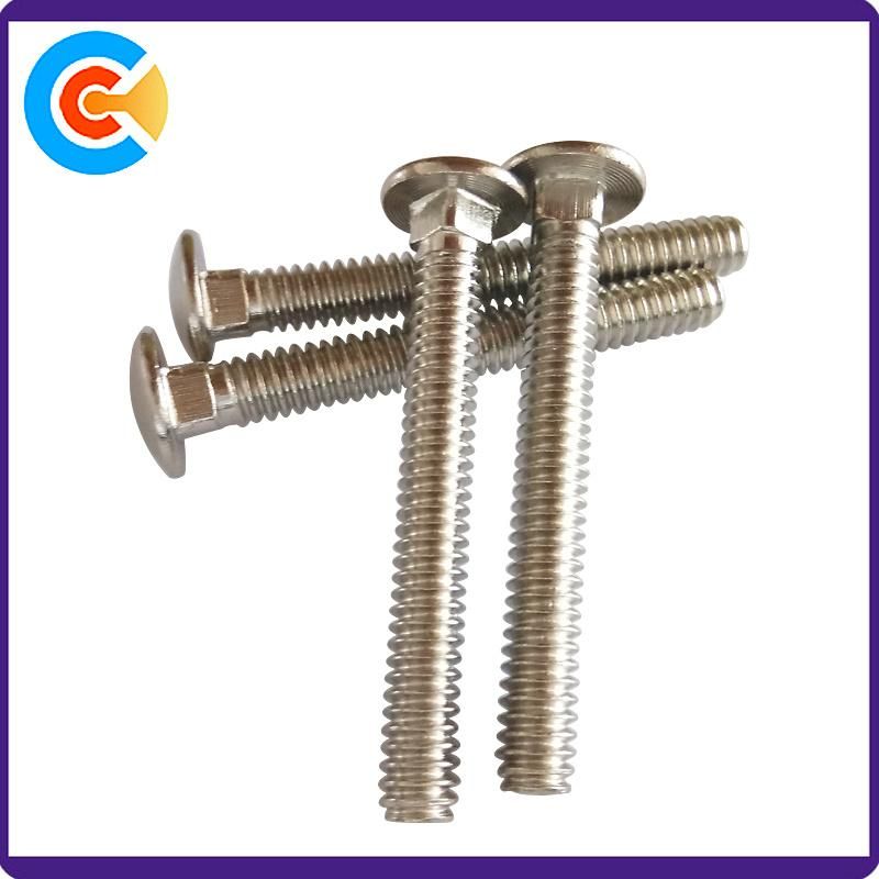 Fastener Customized Steel Hardware Carriage Head Round Head Screw