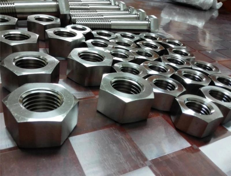 DIN 934/ISO 4032 Hexagon Nuts Titanium Nuts CNC Machining Parts