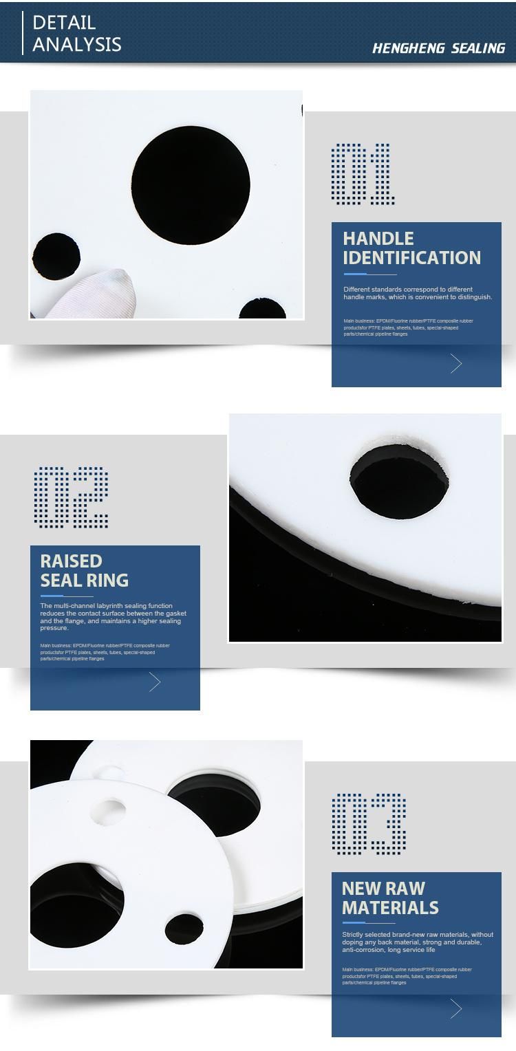 Full Face PTFE Gasket Sulfuric Acid Resistance Flange Gasket