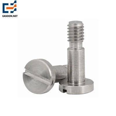 Metric Stainless Steel Cap Head Slotted Machine Shoulder Screws Slotted Raisee Head Screw with Shoulder Step Screw