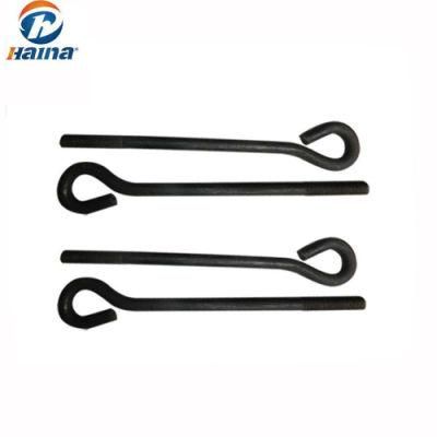 Mild Steel ISO 9001 Black Galvanized Foundation Bolts in Fasteners