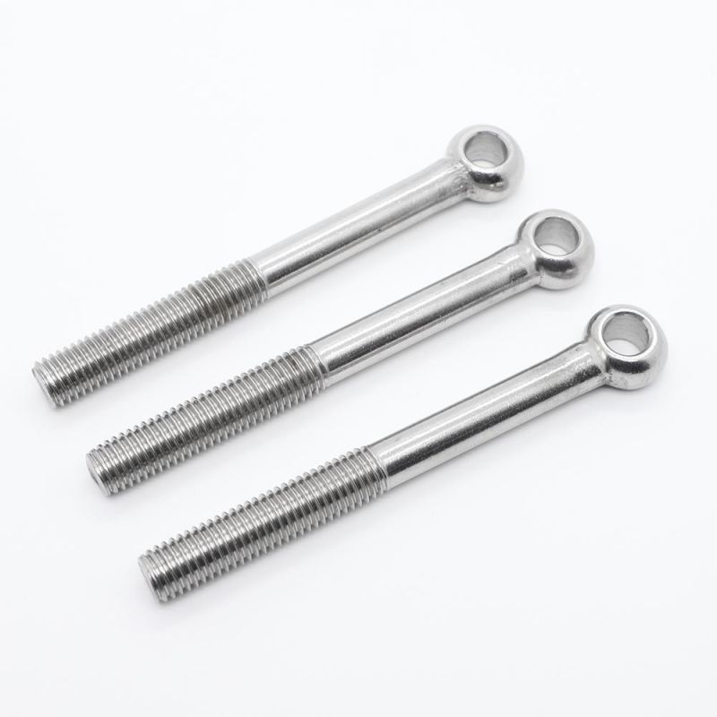 DIN/GB/ASTM SS304/316 Hardware Fastener Full Size Eye Bolt