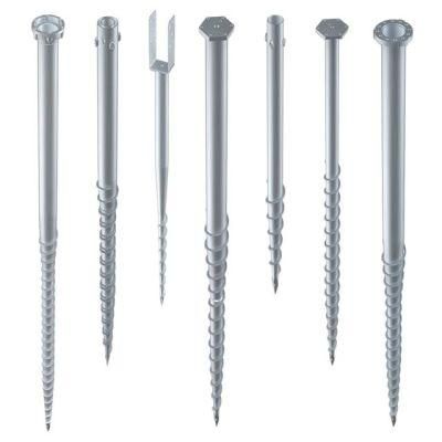 Steel Foundation Earth Screw Anchors for Solar Mounting