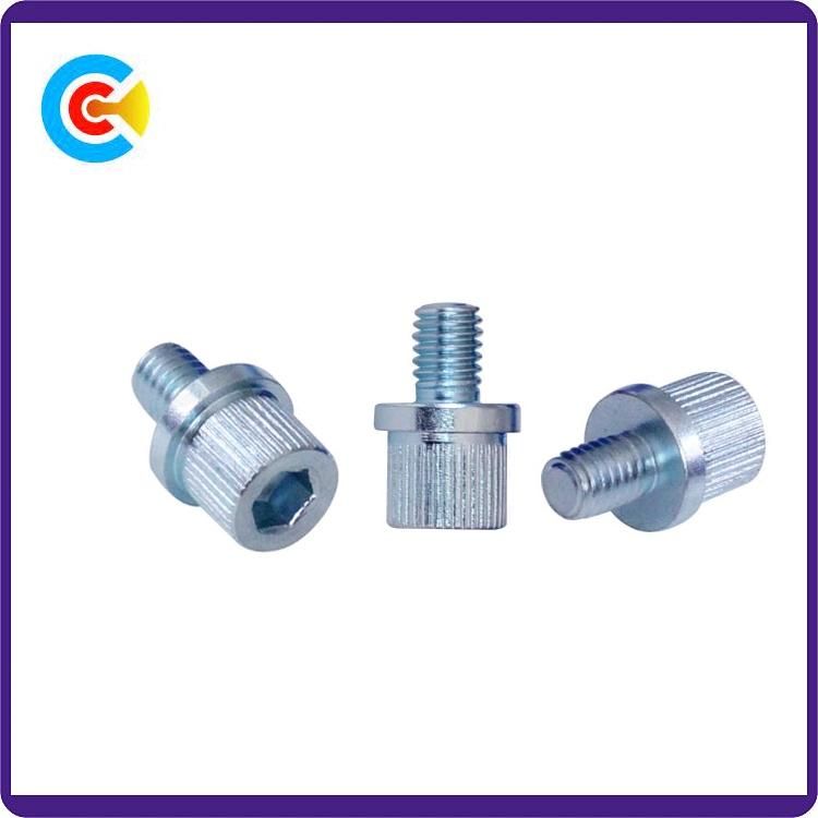 DIN/ANSI/BS/JIS Carbon-Steel/Stainless-Steel Inner Hexagon Knurled with Screws for Building Railway