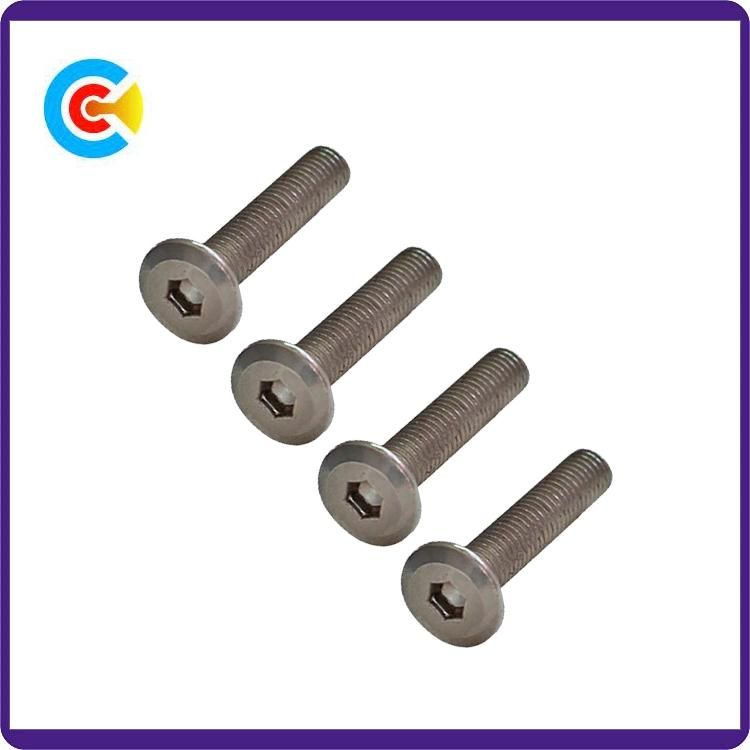 Galvanized Grub Screw Socket Cap Screw Button Head Screw