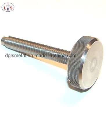 Stainless Steel 304 Flat Head Knurled Adjusting Bolt