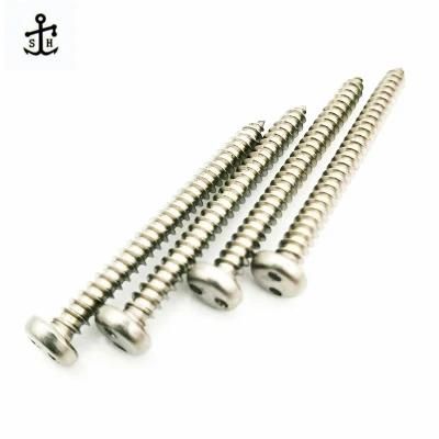 Non-Standard DIN 7971 A2-70 Double Eye Pan Head Self Screw Made in China