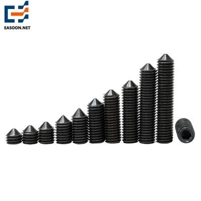 High Strength Fastener DIN914 Steel Hex Socket Cone Point Set Screw Grub Screw Tip Hex Socket Grub Set Screw