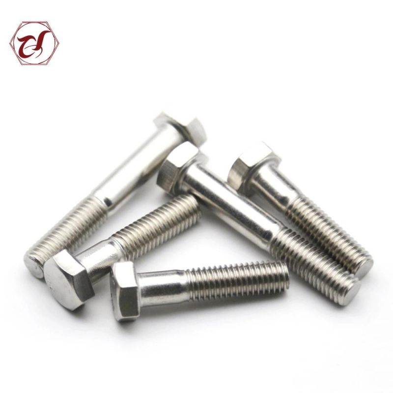 DIN933 Stainless Steel 304 316 M10X1.25 Hex Bolt
