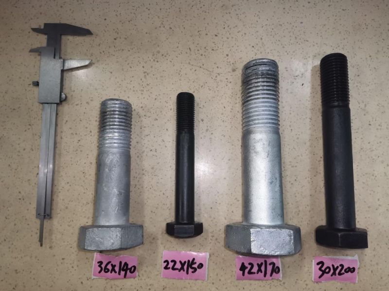 DIN933/931 - Hex Bolt/Hexagon Head Bolt - Carbon Steel - Q235 - Zinc Plated/Galvanized - Grade4.8, 5.8