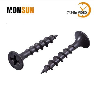 #6 X1&quot; M3.5X25 M3.5X35 Phillips Drive Coarse Thread Bugle Head Black/Gray/Yellow Dry Wall Screw