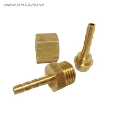 Misumi Straight Brass Water Male Nipple with Hose Barb
