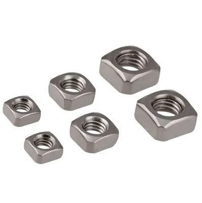 Wholesale Price High Strength Custom Coupling Threaded Square Nut DIN557 Bolt and Nut Stainless Steel