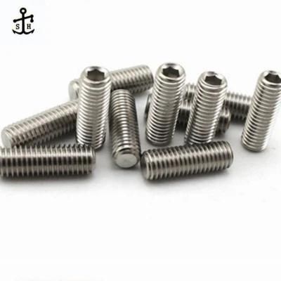 Hardware Fasteners Stainless Steel Hex Socket Set Screw DIN 916 Made in China