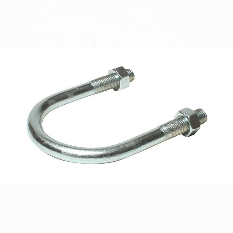 U Shape Bolt Assembled with One Plate and Two Nuts