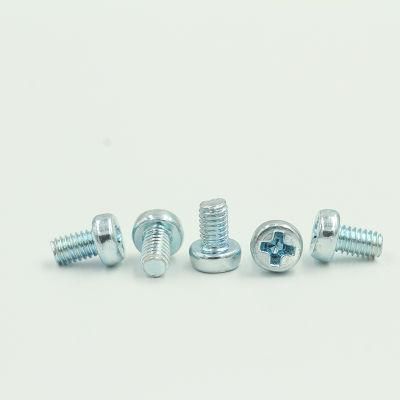 Stainless Steel PT Screws Zinc Plated Cross Recessed Pan Head Screw for Plastic