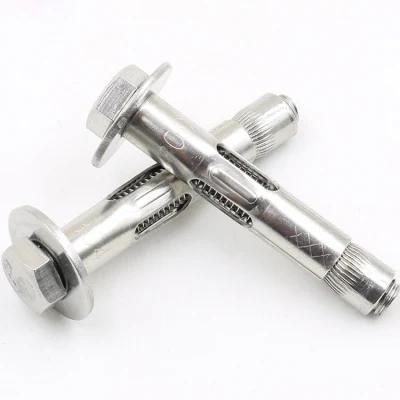Fastener Hardware Sleeve Anchor Bolt Type Hex Head Sleeve Anchor with Hex Nut and Washer Stainless