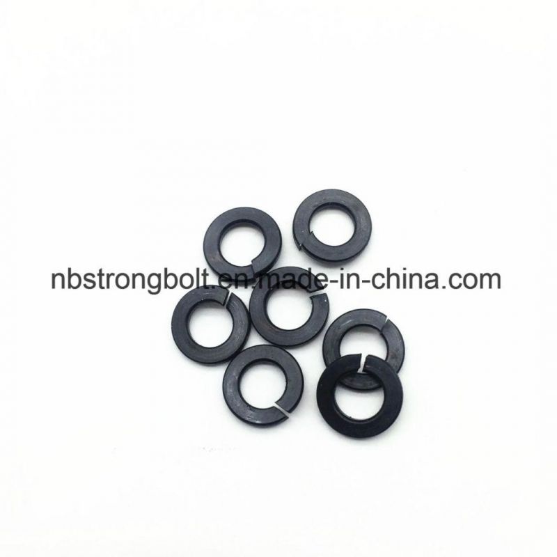 DIN127b Spring Lock Washer with Black Oxid M6