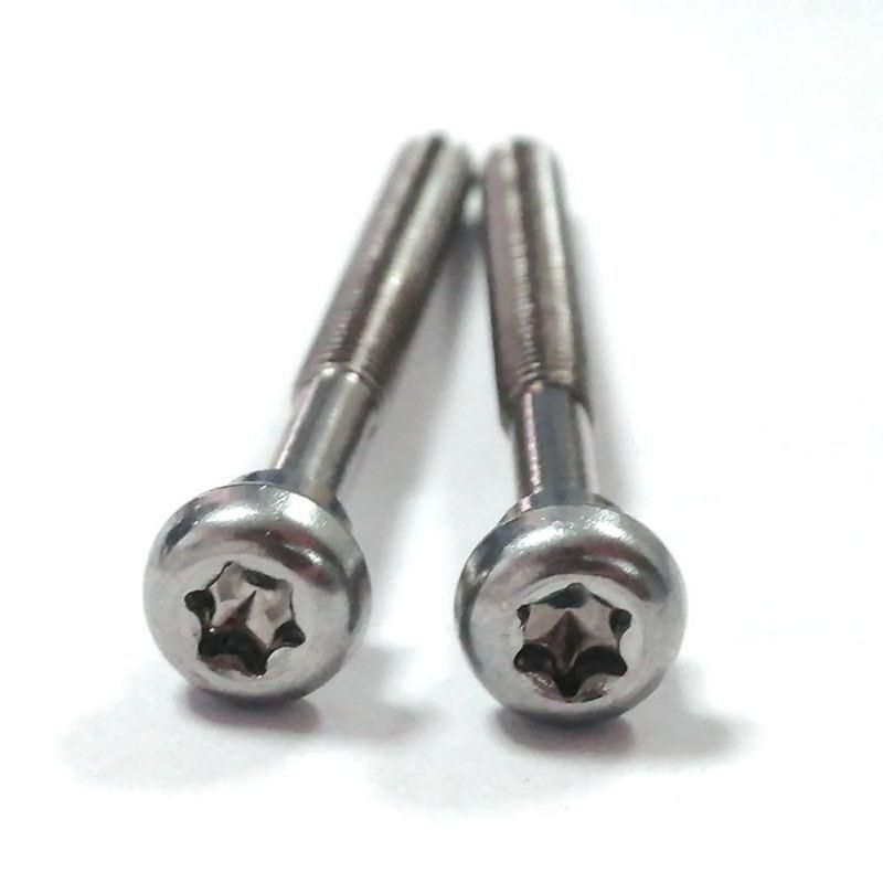 Customized Chromate Plated Steel Torx Round Pan Head Shoulder Screw