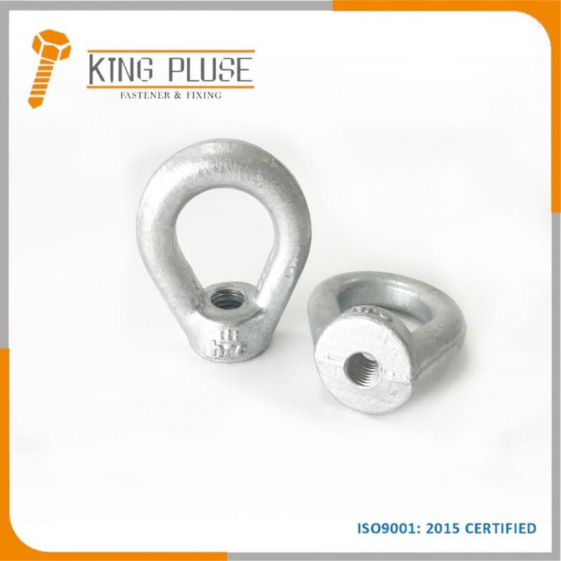 DIN582 Hot DIP Galvanized / HDG Round / Oval Eye Nut